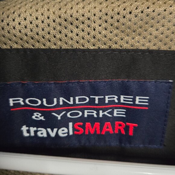 Roundtree & Yorke Travel Smart Easy Care Windbreaker Jacket Coat, Black, 2XB - Picture 5 of 10